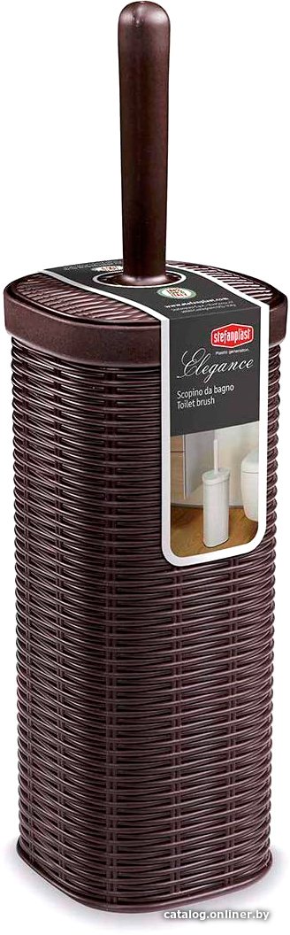 Ершик для унитаза Stefanplast 30701 (40 см, коричневый)