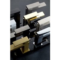 Смеситель Boheme Qubic 471-G (золотой)