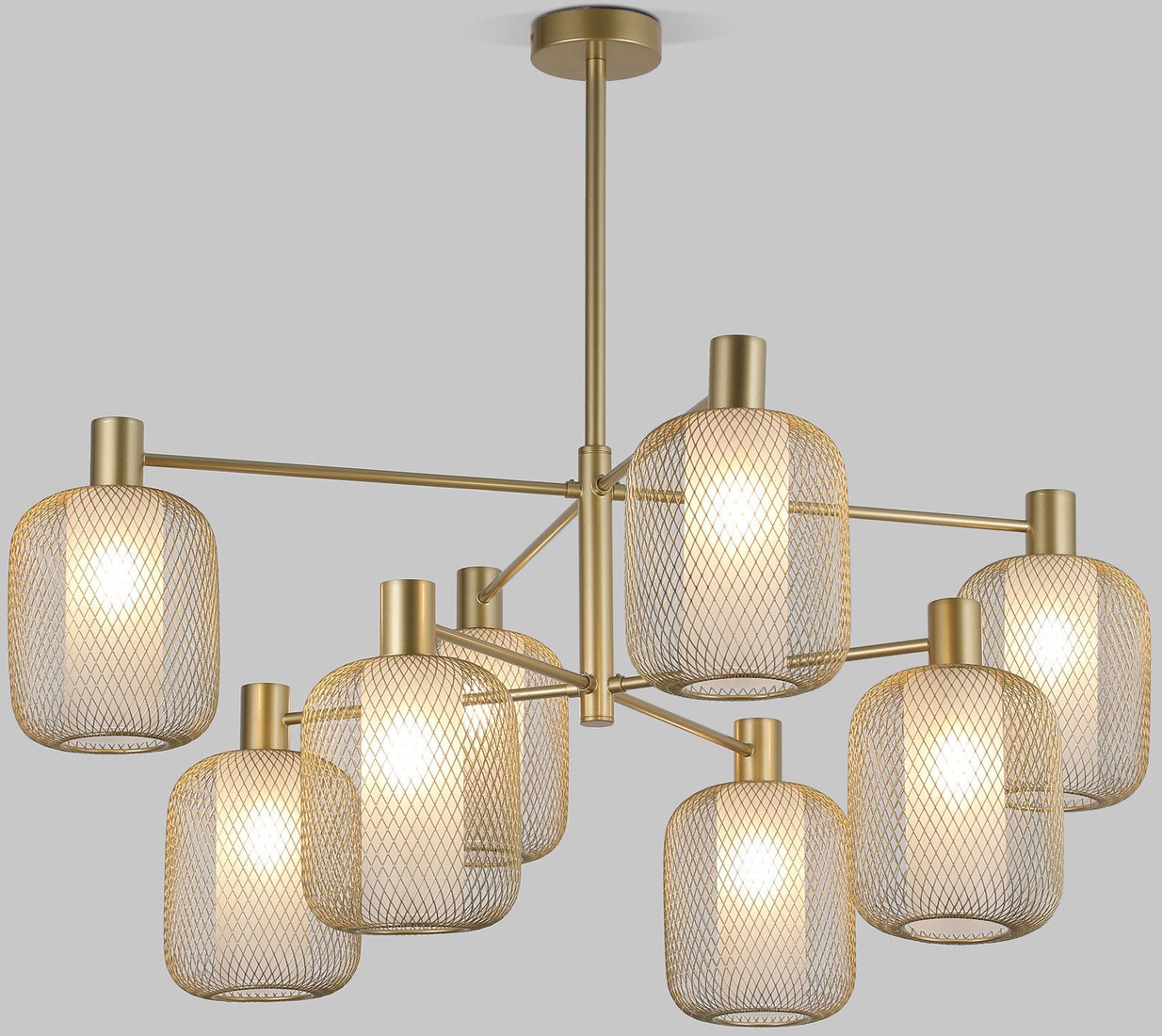 

Подвесная люстра Евросвет 30192/8 (золотой)