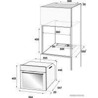 Электрический духовой шкаф BEKO BCM 12300 X