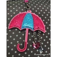 Школьный рюкзак Mike&Mar Зонтик (серый/малиновый)