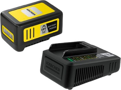 

Аккумулятор с зарядным устройством Karcher Battery Power 18/50 2.445-063.0 (18В/5 Ач + 18В)