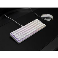 Клавиатура Corsair K65 RGB Mini 60% (белый, Cherry MX Speed, нет кириллицы)