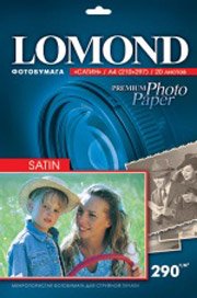 

Фотобумага Lomond Атласная ярко-белая A4 290 г/кв.м. 20 листов (1108200)