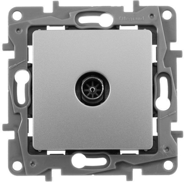 

Розетка телевизионная Legrand Etika 672451 (алюминий)