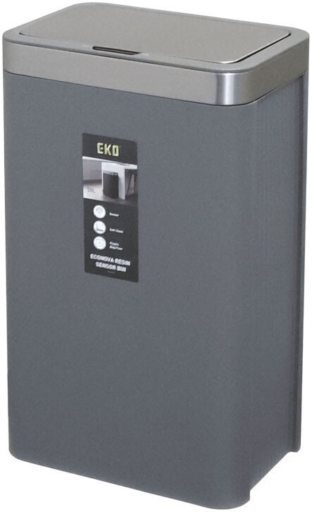 Мусорное ведро Eko EK6578-50L-GR