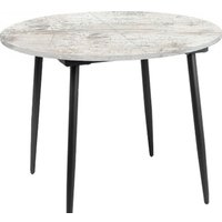 Кухонный стол СоюзРегионПоставка Опера d100 (муар черный/сосна монрепо)