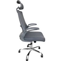Офисное кресло SitUp Vista Grey chrome (сетка Grey/Grey)