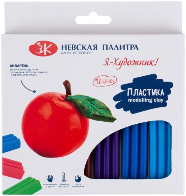 

Полимерная глина Невская палитра Я-Художник! 222411510 (12 цв)