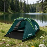 Треккинговая палатка RSP Outdoors Krewl 3 (зеленый)