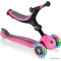 Трехколесный самокат Globber Go Up Foldable Plus Light (розовый)