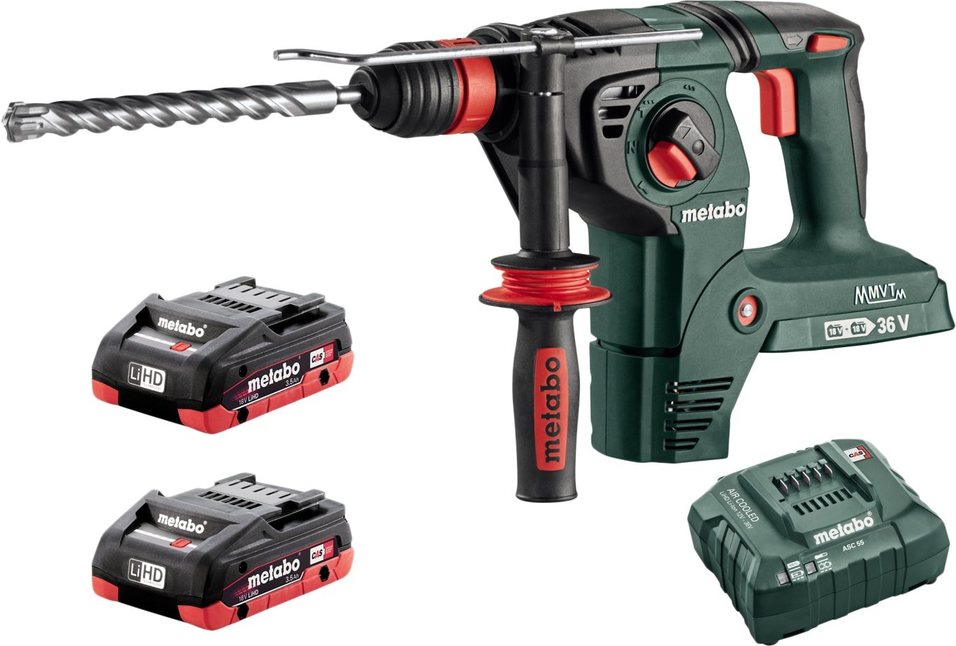 

Перфоратор Metabo KHA 36-18 LTX 32 T0349 (с 2-мя АКБ)