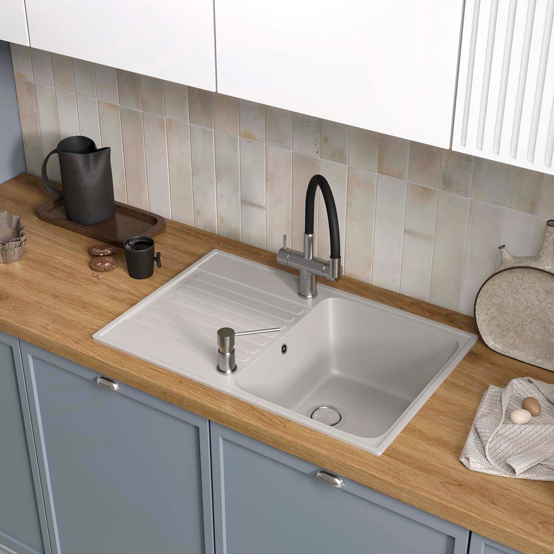 

Кухонная мойка Reflexion Bolero RF0574GR