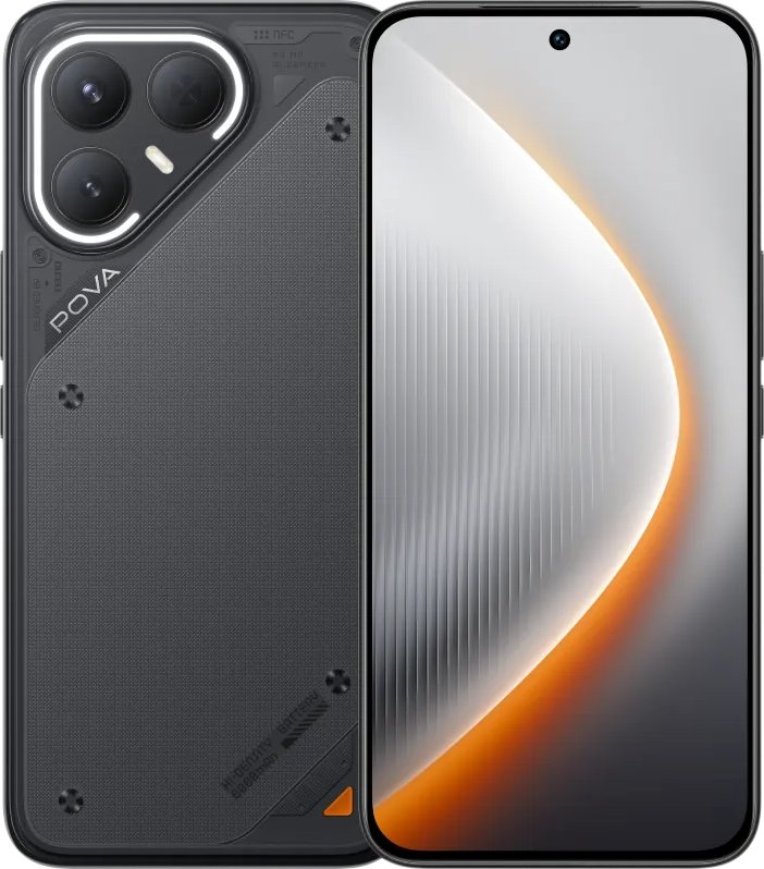 

Телефон Tecno Pova 7 Pro 8GB/128GB (графитовый черный)