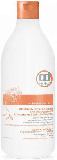 

Шампунь Constant Delight Питательный для окрашенных и лишенных блеска волос 1 л