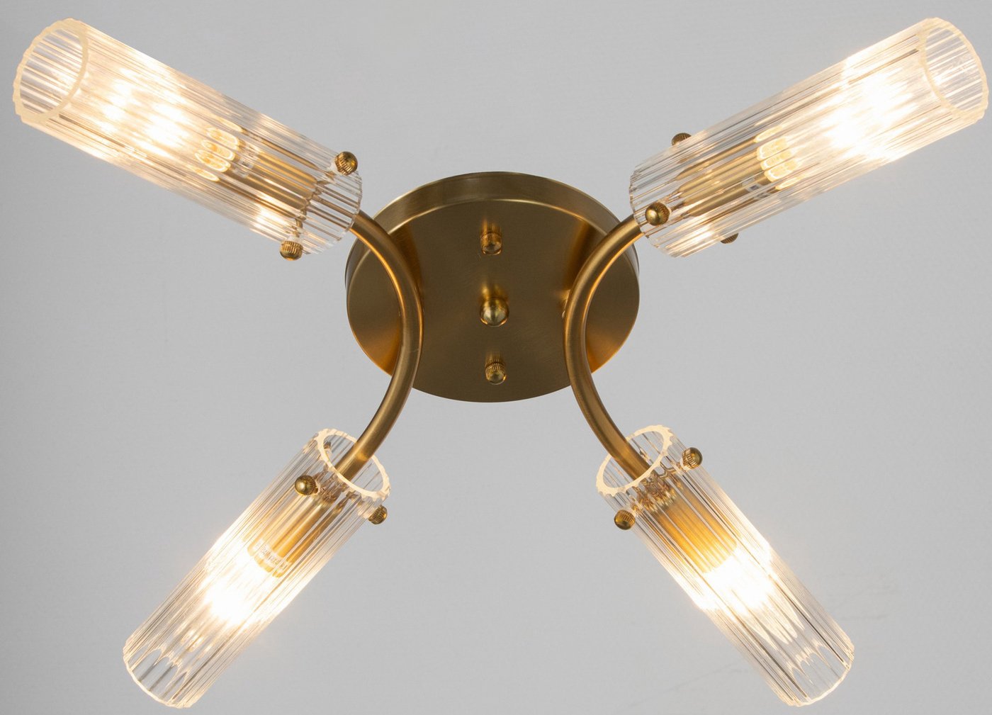 

Люстра средней высоты BayerLux Рико 10777413 (бронза)