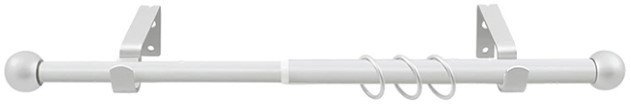 

Карниз для штор Legrand Шар раздвижной 1.6-3м 1-но рядный 58102154 (белый)