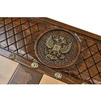 Шахматы/шашки/нарды Haleyan Герб РФ kh146-6 в Борисове