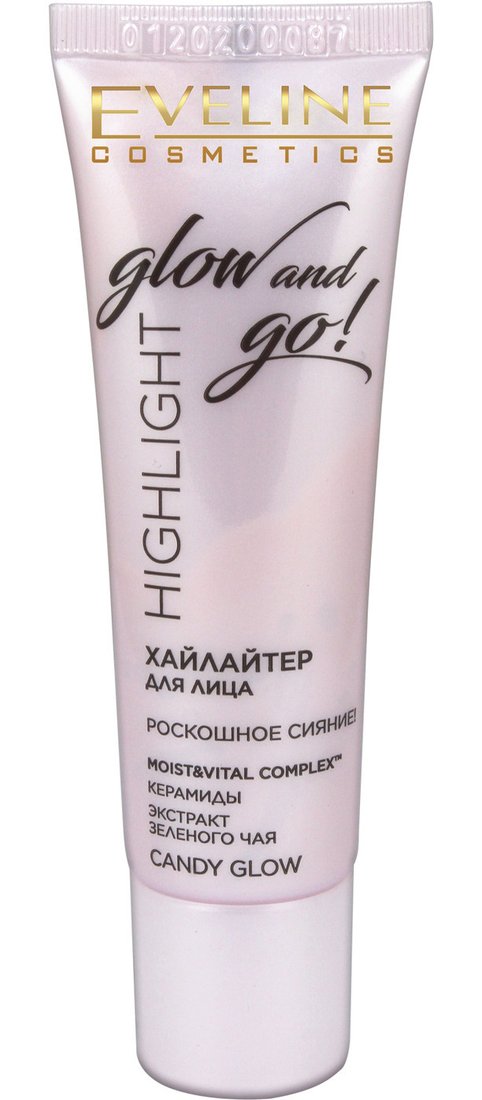 

Хайлайтер жидкий Eveline Cosmetics Glow and Go! (candy glow) 20 мл
