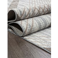 Ковер для жилой комнаты Merinos Sierra F351-STAN-CREAM-BLUE (2х3)