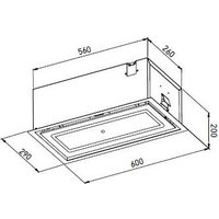 Кухонная вытяжка ZorG Amina 1060 60 S (белый)