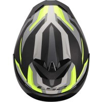 Мотошлем LS2 FF820 Rapid III Hyper (3XL, черный/желтый)