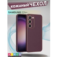 Чехол для телефона Bingo Gold Line для Samsung Galaxy S24+ (бордовый)