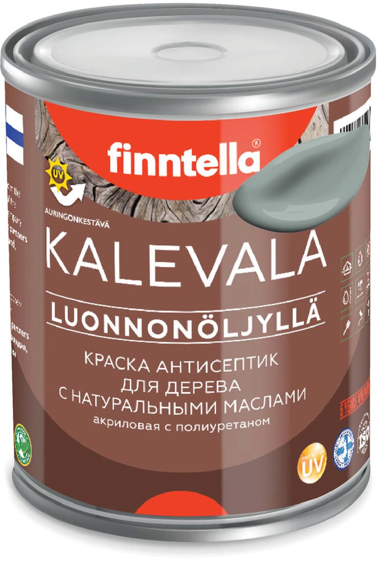 

Краска Finntella Kalevala Sammal F-13-1-1-FL052 0.9 л (зеленый/серый)