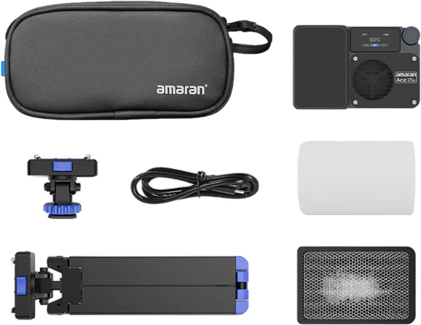 

Лампа Aputure Amaran Ace 25x Kit (графит)