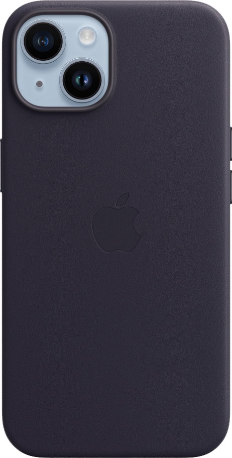 

Чехол для телефона Apple MagSafe Leather Case для iPhone 14 (чернила)