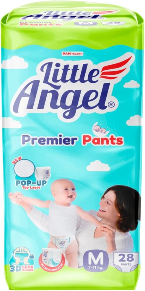 

Трусики-подгузники Little Angel Baby Diaper Pants Premier Medium (28 шт)