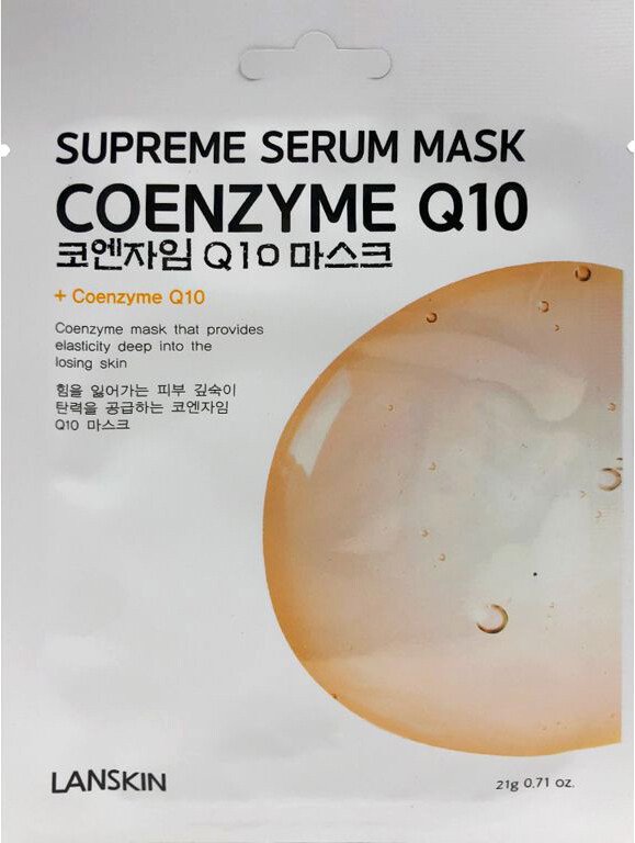

Lanskin Маска для лица тканевая С коэнзимом Q10 21 г