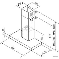 Кухонная вытяжка Smeg KS912NXE2