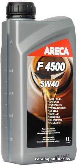 Моторное масло Areca F4500 5W-40 1л [11451]
