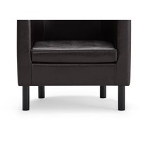 Интерьерное кресло Mio Tesoro Агата 351 (коричневый 87)