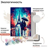 Картина по номерам Red Panda Париж под дождем p55032