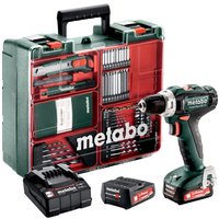 Дрель-шуруповерт Metabo PowerMaxx BS 12 Set 601036870 (с 2-мя АКБ, кейс)