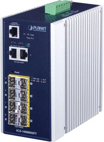 

Управляемый коммутатор 2-го уровня PLANET IGS-10080MFT