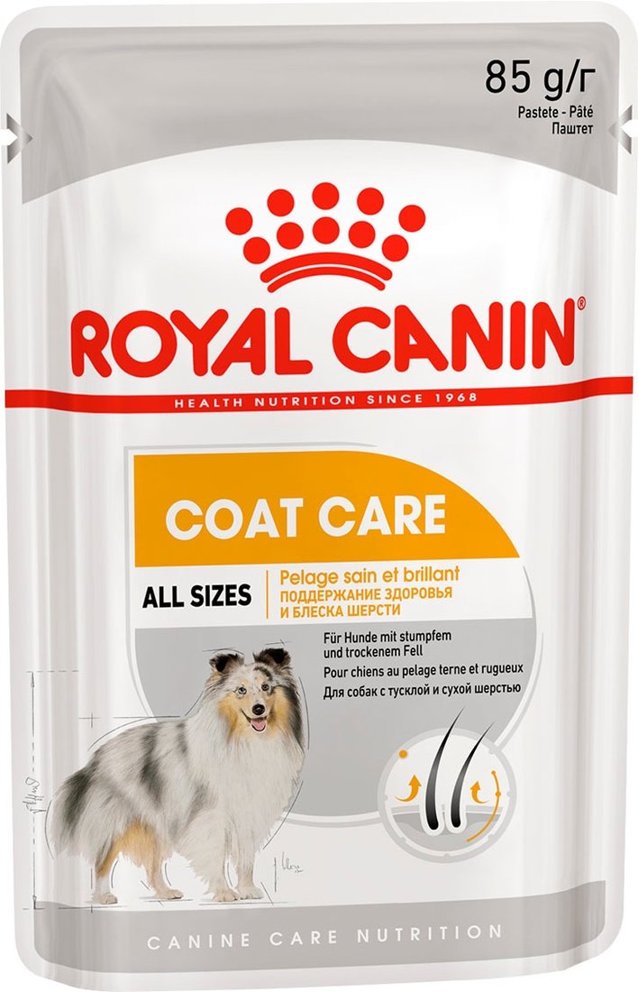 

Пресервы Royal Canin Coat Beauty Pouch Loaf 0.085 кг