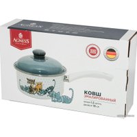 Ковш Agness Озорные коты 951-006