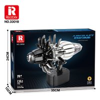 Конструктор Reobrix Самолётный Двигатель 33018