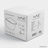 Унитаз подвесной White Wave Lara (белый глянец)