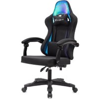 Игровое (геймерское) кресло Knight Wolf RGB (черный)