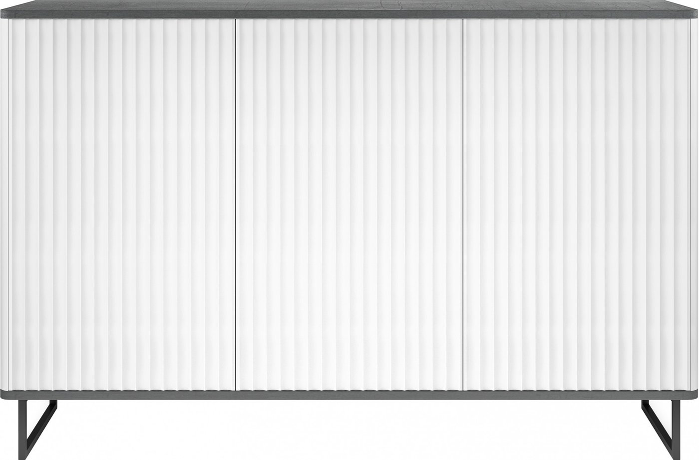 

Комод Shtabe Royal 5051 эко (белый/металл бруклин/черный)