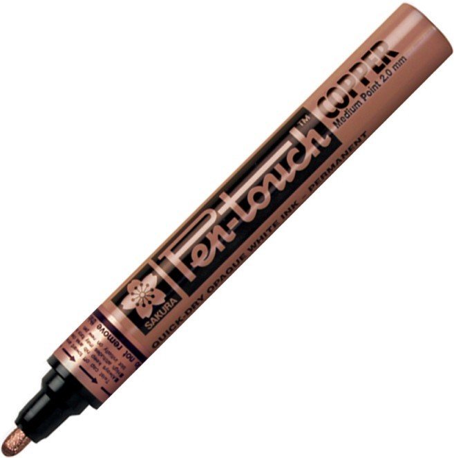 

Маркер перманентный Sakura Pen Touch M 41503 (медный)