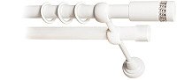 

Карниз для штор Lm Decor Имидж 116 2р гладкий 25/19мм (белый глянец, 3.2м)