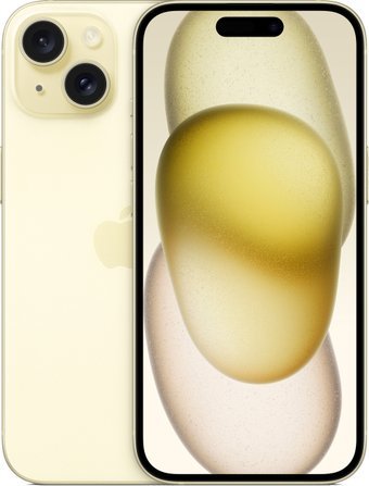 

Телефон Apple iPhone 15 256GB (желтый)