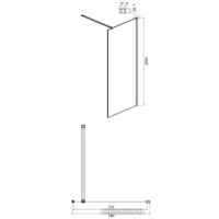 Душевой уголок Ambassador Elysium 100x80x200 111011111CX-80CX