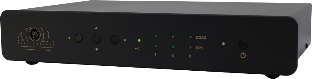 

Цифро-аналоговый преобразователь ATOLL DAC100 Signature (черный)