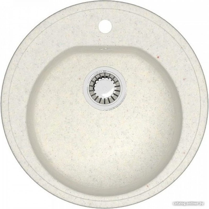 Кухонная мойка Teymi Lina D51 T120103 (белый матовый)